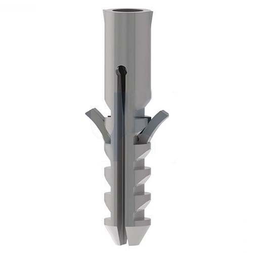 50 mm x 10mm Universal Wall Plug Tapered Point Nylon Grey Pack of 500