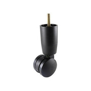50mm Bed Leg Castor 5/16" Stem - Nylon Wheel, Black - AIMS Industrial Supplies