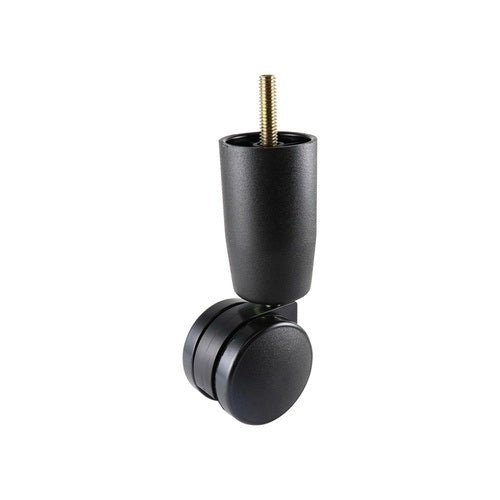 50mm Bed Leg Castor 5/16" Stem - Nylon Wheel, Black - AIMS Industrial Supplies