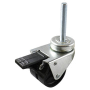 50mm Polypropylene Swivel Brake Threaded Stem Castors G2 Series 70kg1
