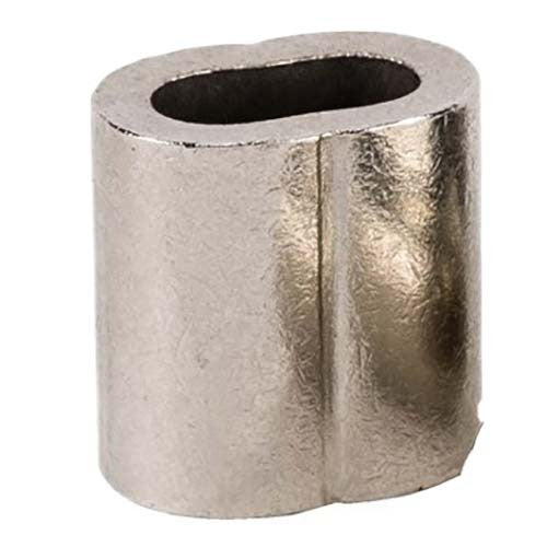 6 x 28mm Ferrule Machine Wire Rope Copper Nickel Plated