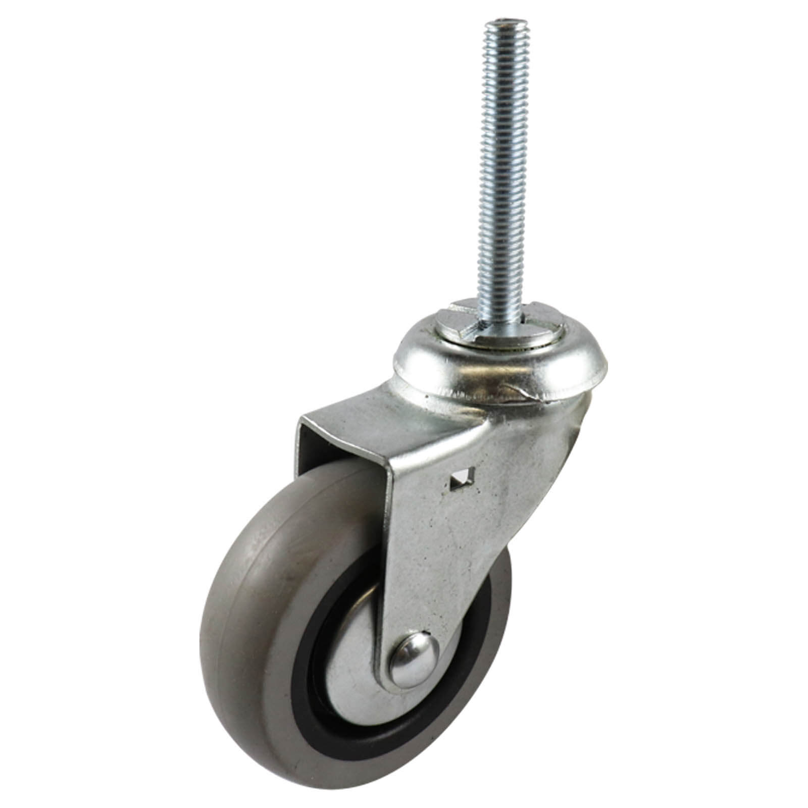 75mm Swivel Stem Castor - Rubber Wheel G1 Series