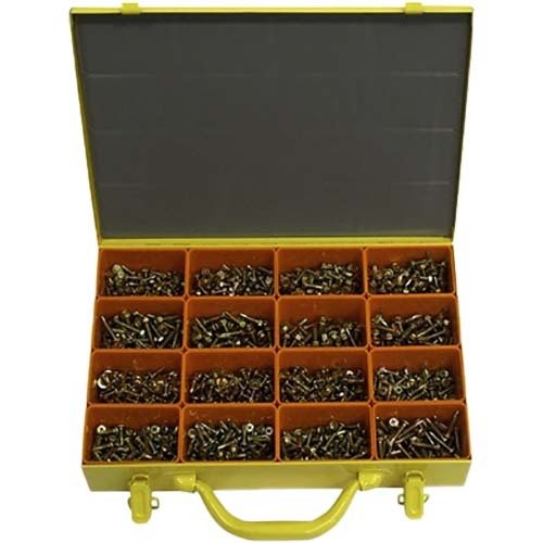 8-10G Self Drilling Screw (16 - 25mm) Zinc Yellow Assortment Kit - AIMS Industrial Supplies