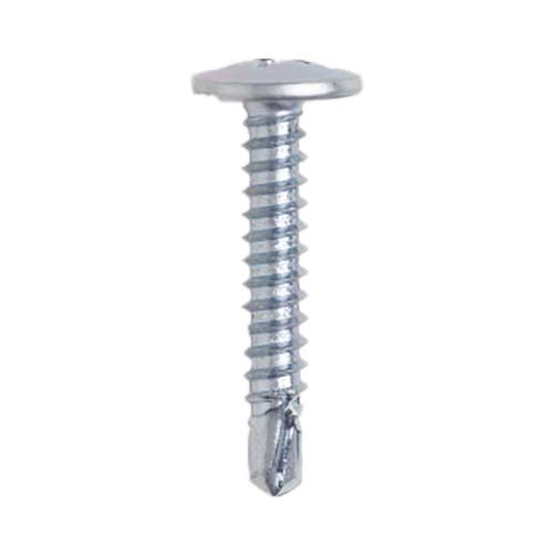 8-18 Class 3 Metal Self Drilling (SDS) Button Wafer Phillips Drive - Box of 1000 - AIMS Industrial Supplies