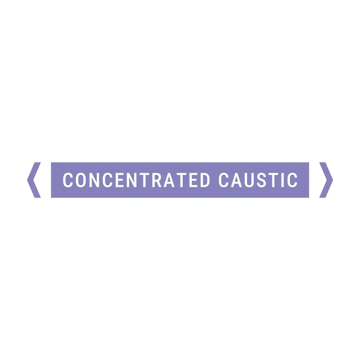 Brady 830011 Concentrated Caustic, W475 x H89 mm