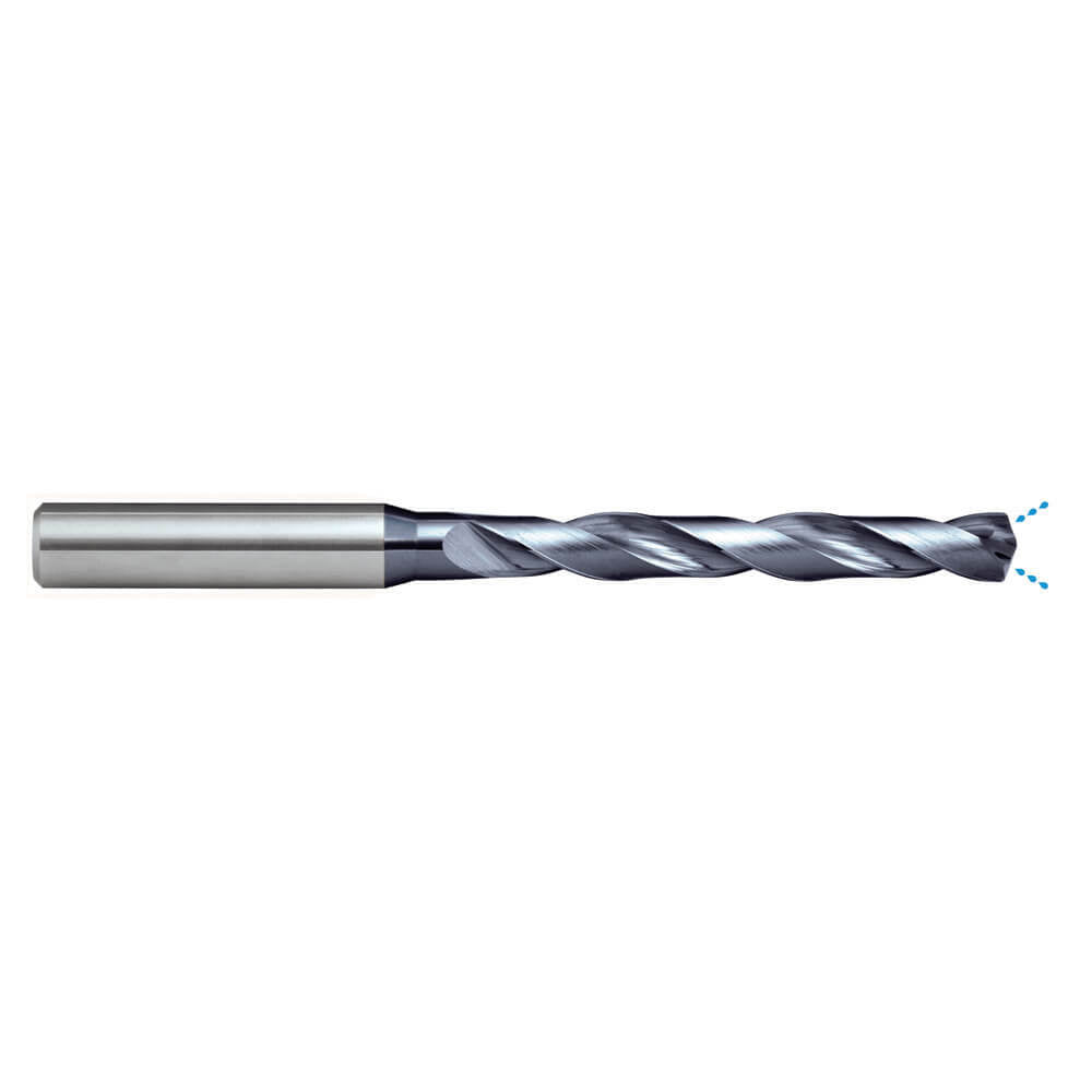 Sutton D332 Carbide Drill Bit - 5xD - R30 N IK - VHM - AlCrN