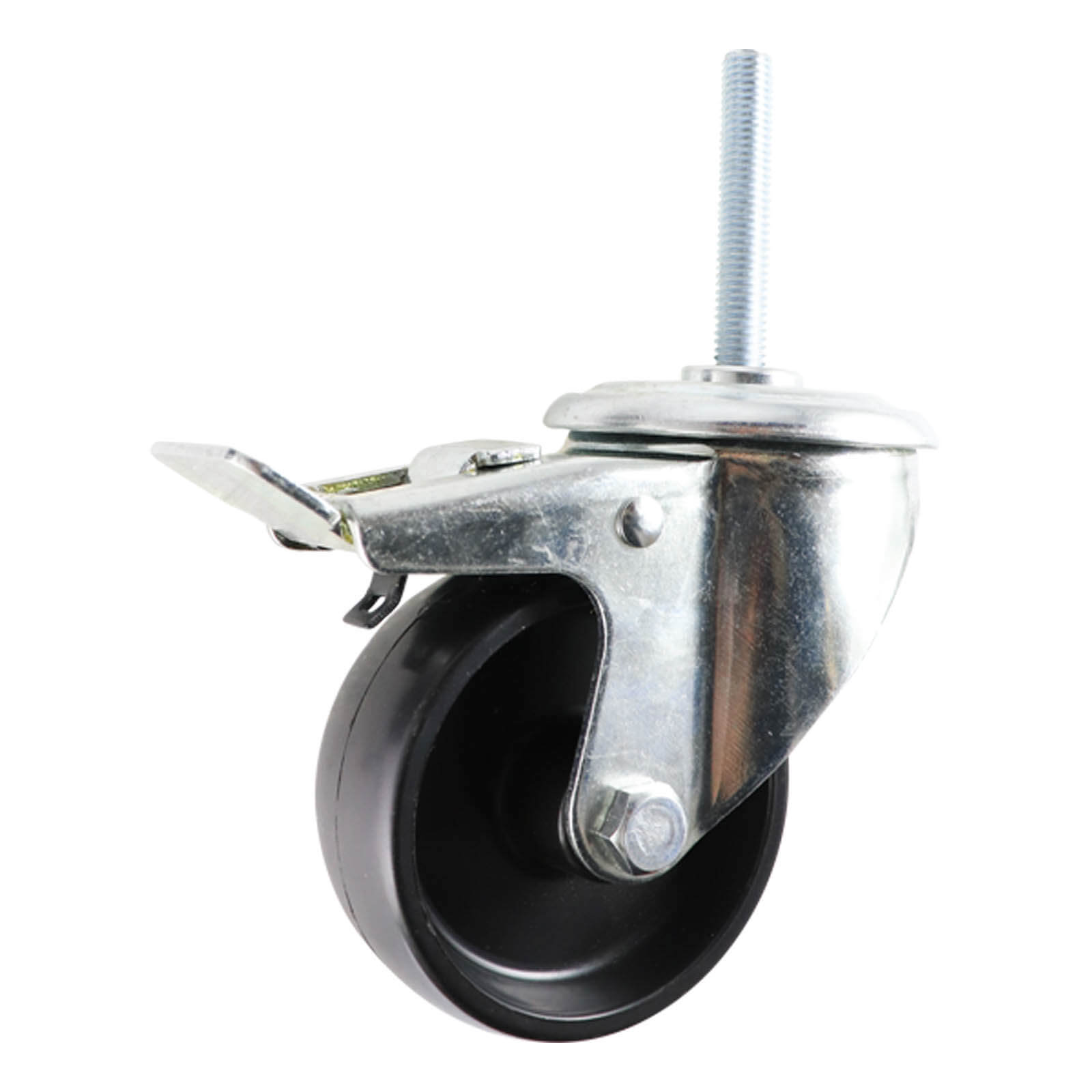 Swivel Stem Castor - Polypropylene Wheel, Black I4 Series