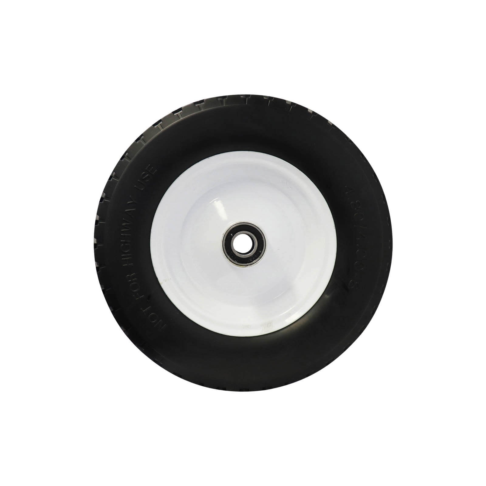 Flat Free Wheel, Puncture Proof - Steel Centre, Ball Bearing