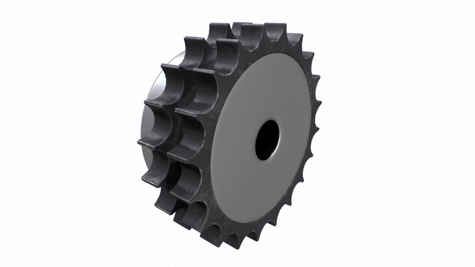 British (BS) Pilot Bore Sprocket - Duplex Strand - Steel