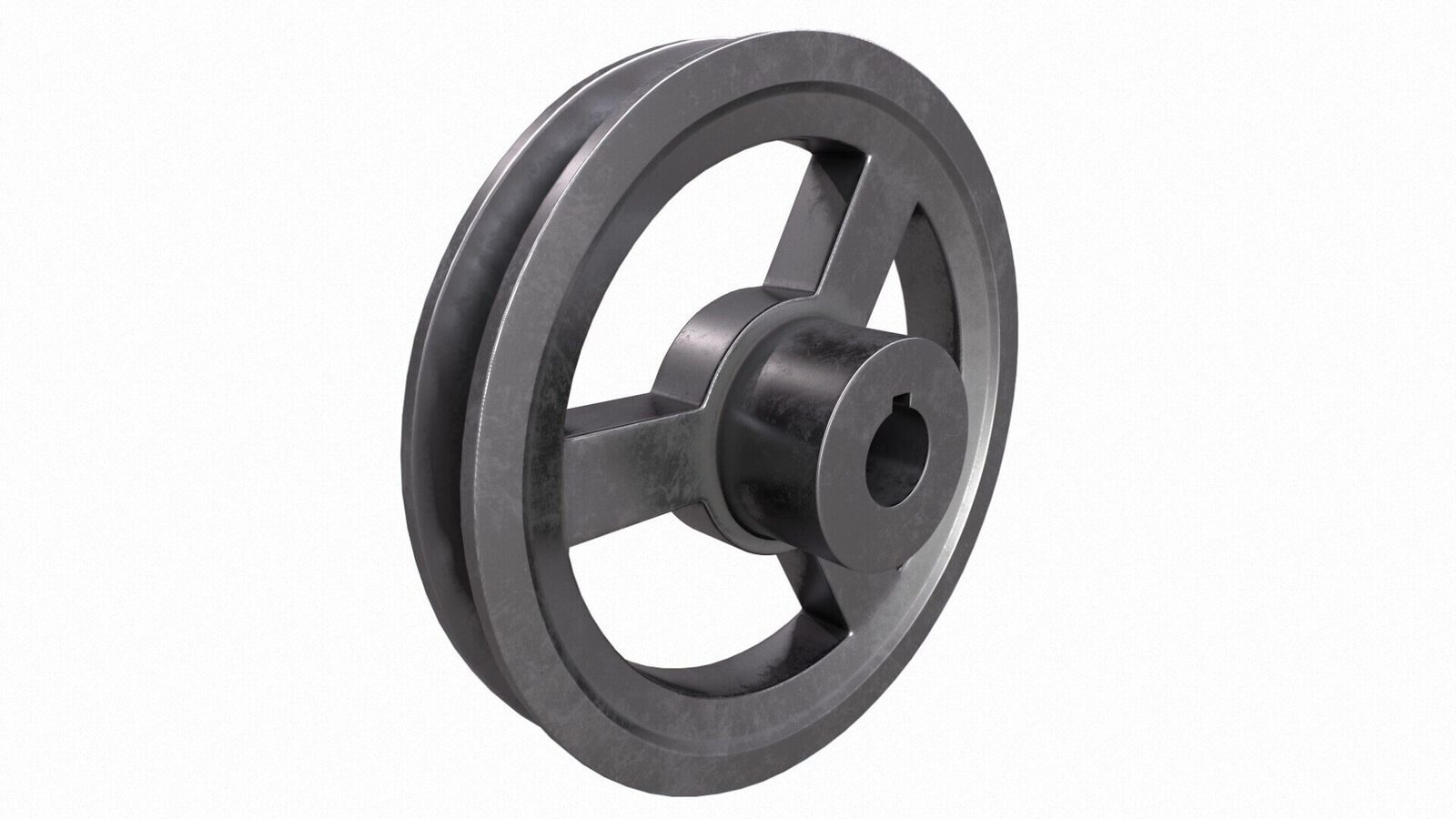 B Section Pilot Bore V Pulley Aluminium (1 to 2 Grooves)