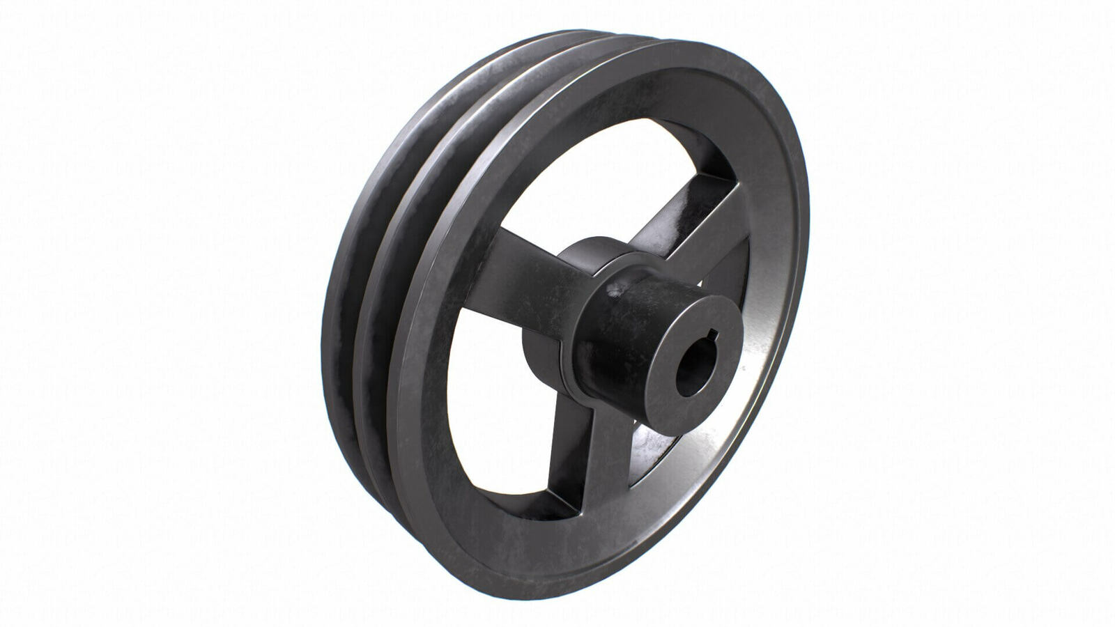 B Section Pilot Bore V Pulley Aluminium (1 to 2 Grooves)