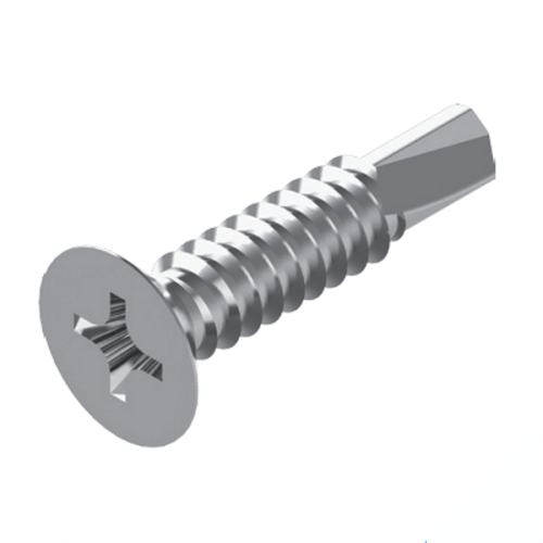 Metric Phillips Countersunk Self Drilling Screw - 304 Stainless Steel