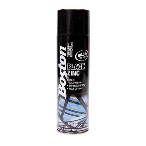 Boston Protect Cold Galvanising, Zinc Rich Aerosol Paint 400g
