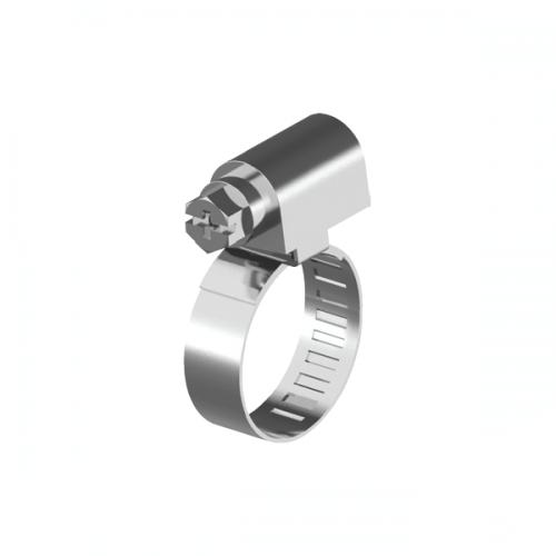 90-110 x 12mm 304 Stainless Steel Size 5 Worm Drive Hose Clamp Box of 5