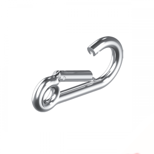 Spring Hook With Eye - 316 Stainless Steel