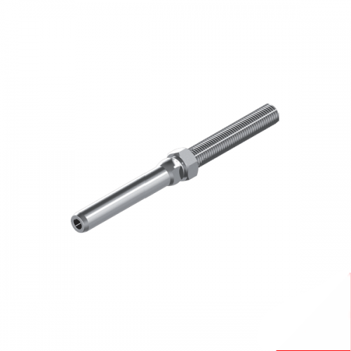 Right Hand Thread Swage Stud Terminal - 316 Stainless Steel