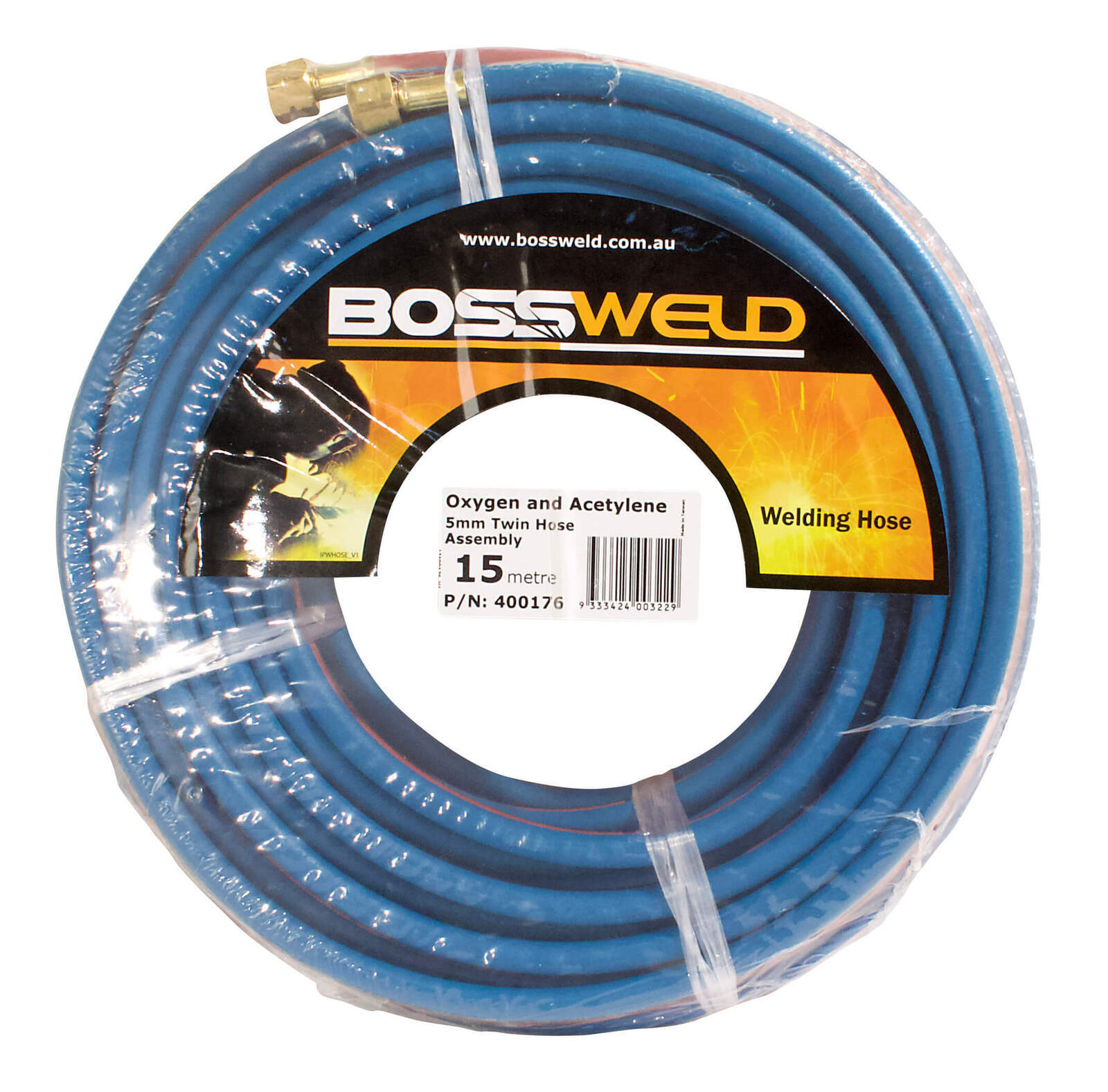 Bossweld Oxygen/Acetylene Twin Hose Assembly