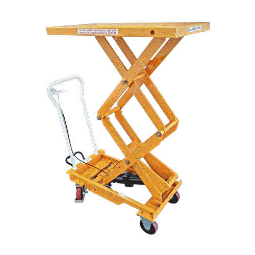 Hydraulic Double Scissor Lift Table Cart