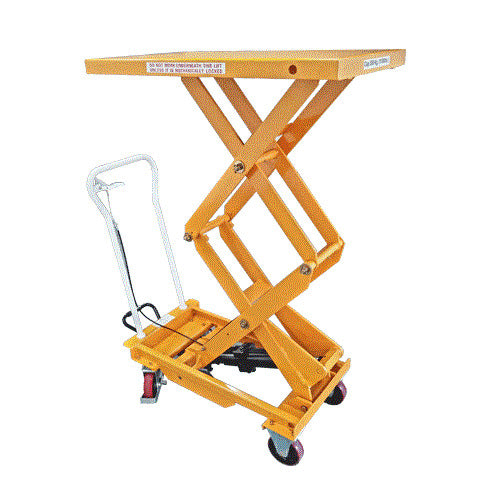 Hydraulic Double Scissor Lift Table Cart