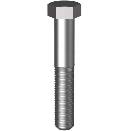 Metric Fine Hex Bolt Class 8.8 Zinc Plated