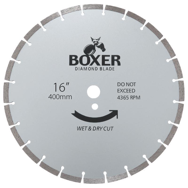Austsaw 400mm (16") Diamond Blade Boxer Segmented - 25.4/20mm Bore