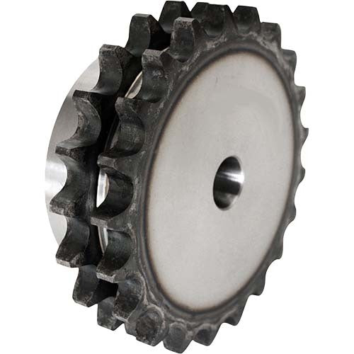 ASA 1/2" Pitch Duplex Pilot Bore Sprocket