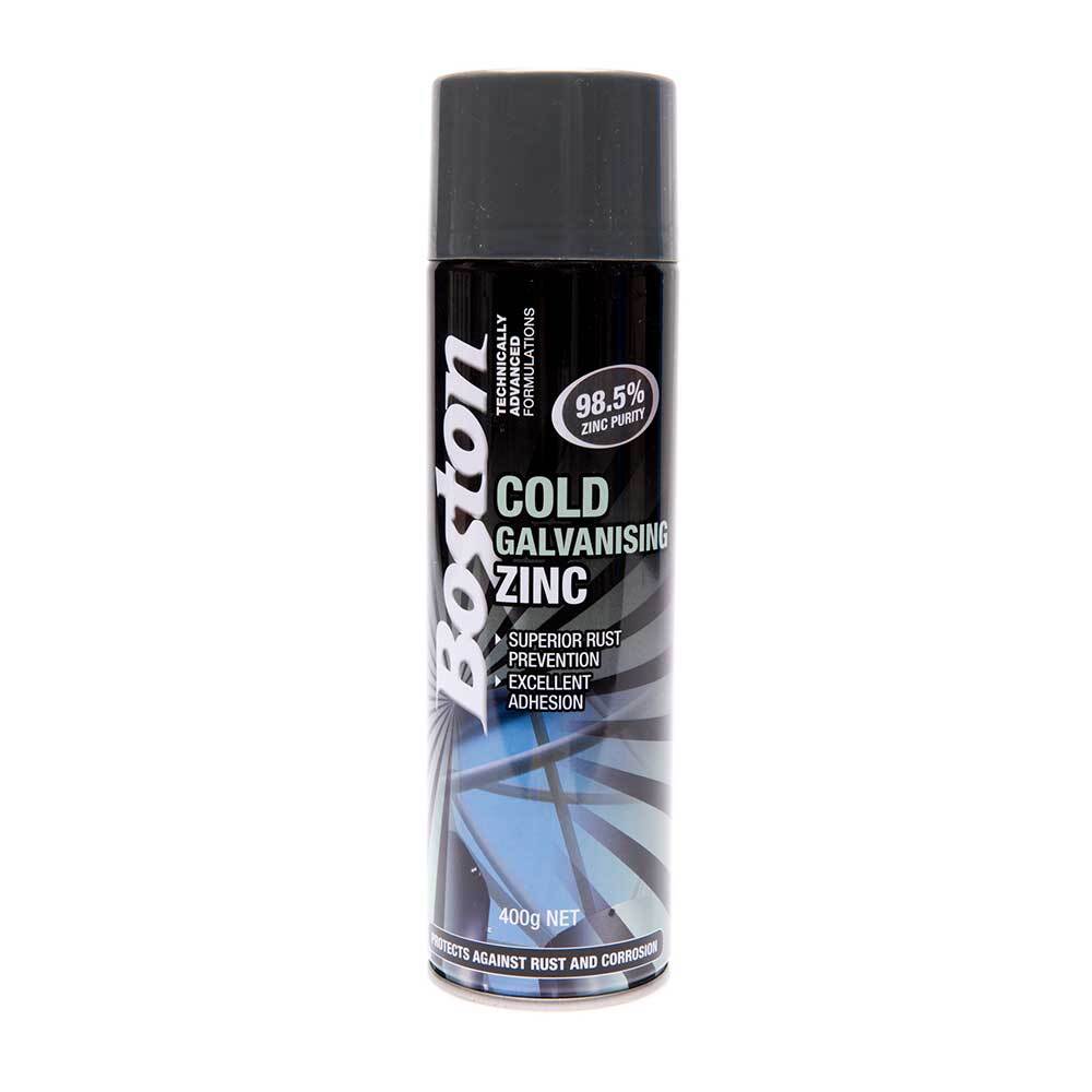 Boston Protect Cold Galvanising, Zinc Rich Aerosol Paint 400g