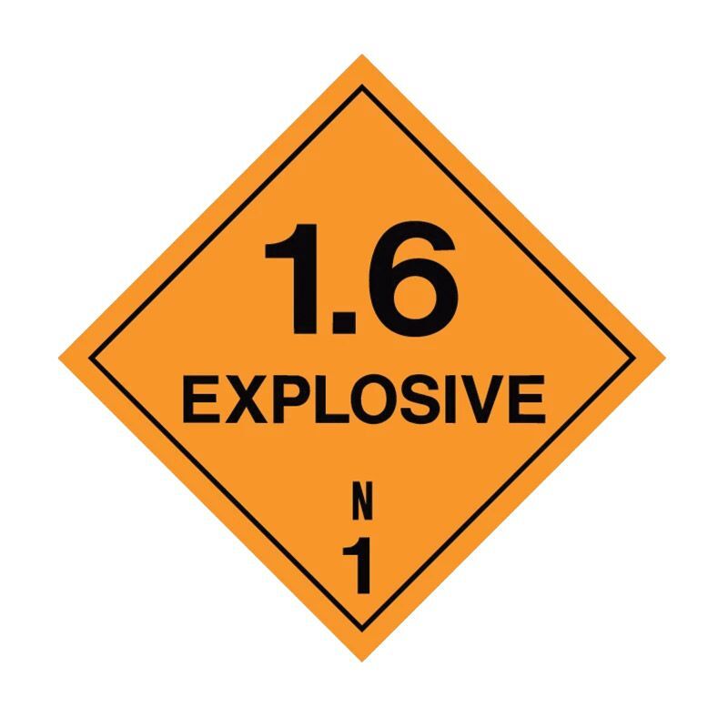 Brady Dangerous Goods Label - Paper