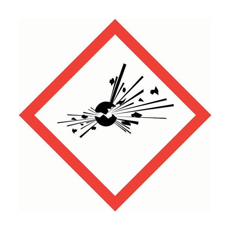 Brady GHS Pictogram Label - Chemical/Physical Risk & Health Risk