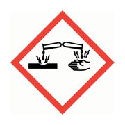 Brady GHS Pictogram Label - Chemical/Physical Risk & Health Risk