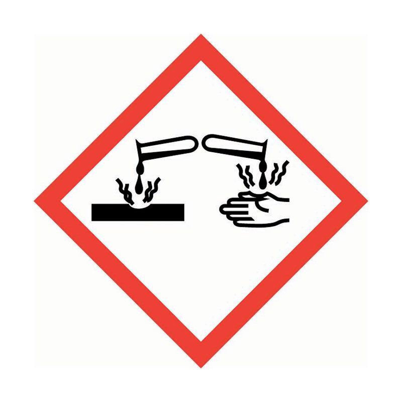 Brady GHS Pictogram Label - Chemical/Physical Risk & Health Risk