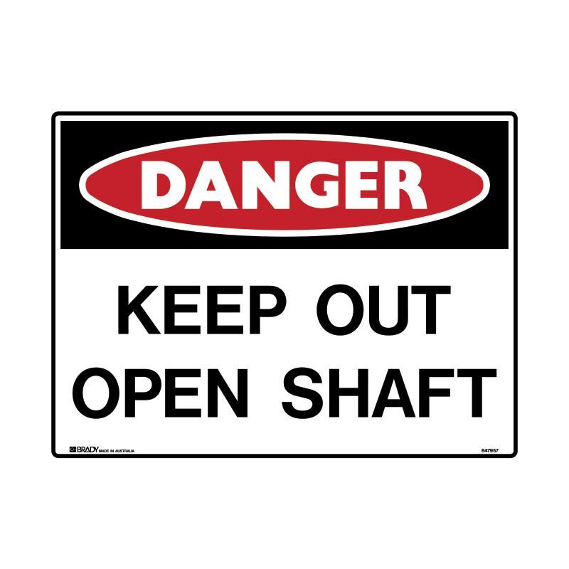 Brady Mining Site Sign - Danger 3