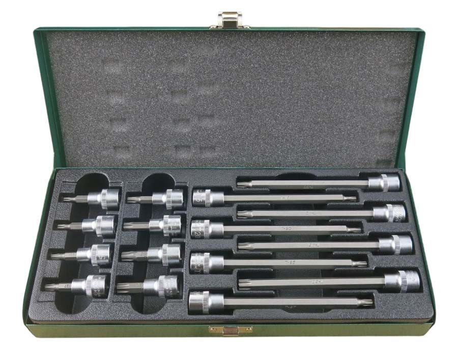 Trax ARX-130016HS 3/8" Drive SAE In-Hex Socket Bit Set, 16 Pcs.