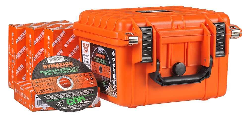 Dymaxion-125mm-Stainless-Steel-(INOX)-Thin-Cutting-Disc-Tough-Case-100-Pieces