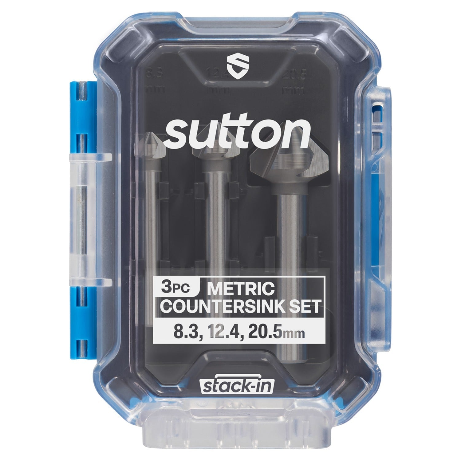 Sutton Tools C201 HSS Straight Countersink Set 3 Pieces