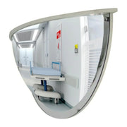 DuraVision 450mm DeLuxe Acrylic Half Dome 180 Degree Mirror, Covered with Celuka Back