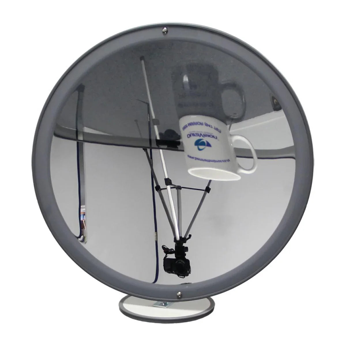 DuraVision 600mm Concave School Science Experiment Mirror on Display Stand