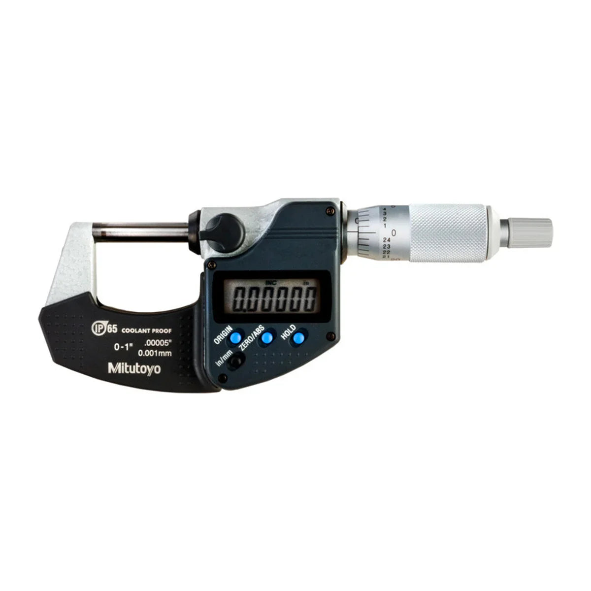 Mitutoyo Coolant Proof Micrometer Series 293 Inch/Metric, no SPC output 0 - 1"/0 - 25mm