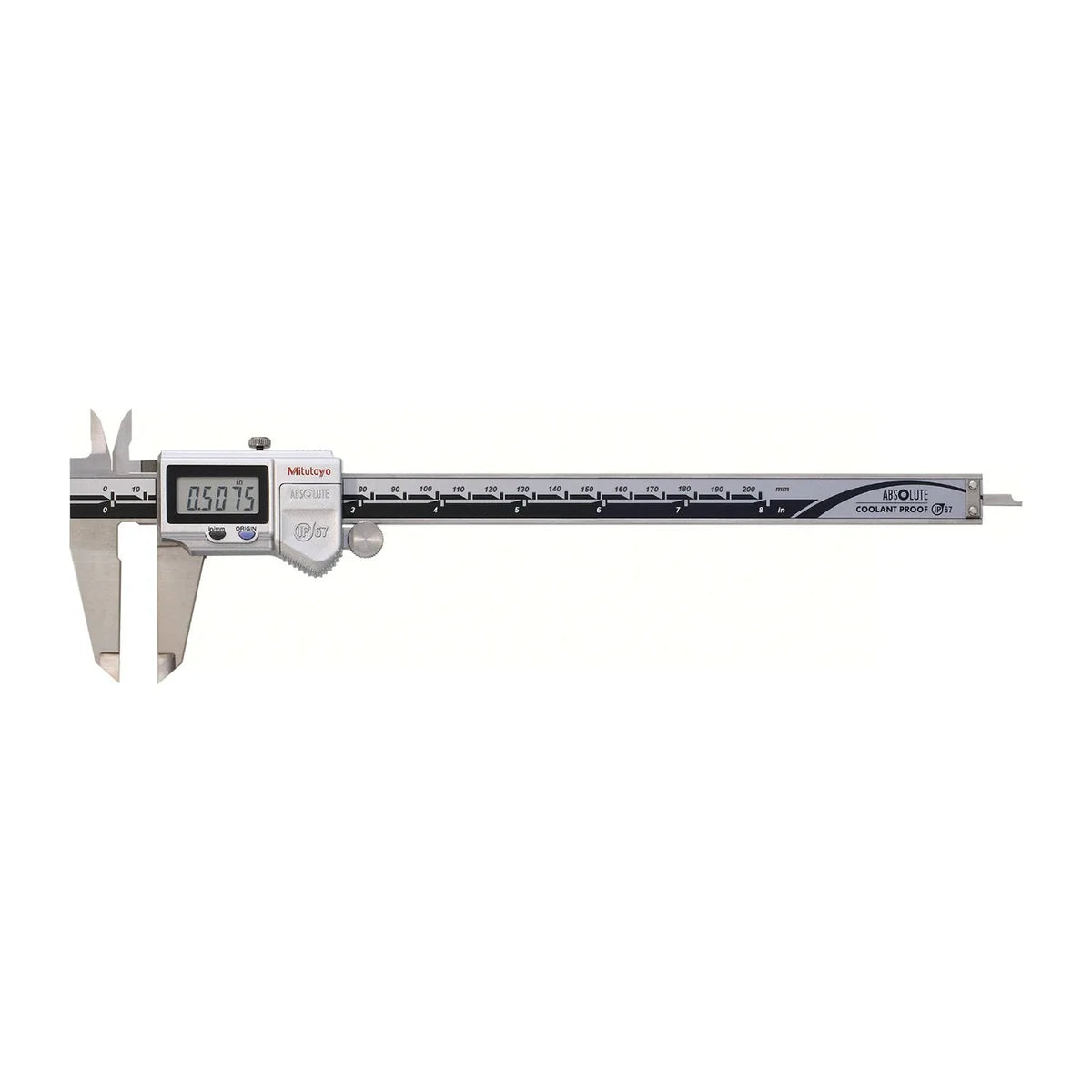 Mitutoyo Absolute Coolant Proof Caliper (IP67) Series 500 No SPC output 0 - 8"/0 - 200mm