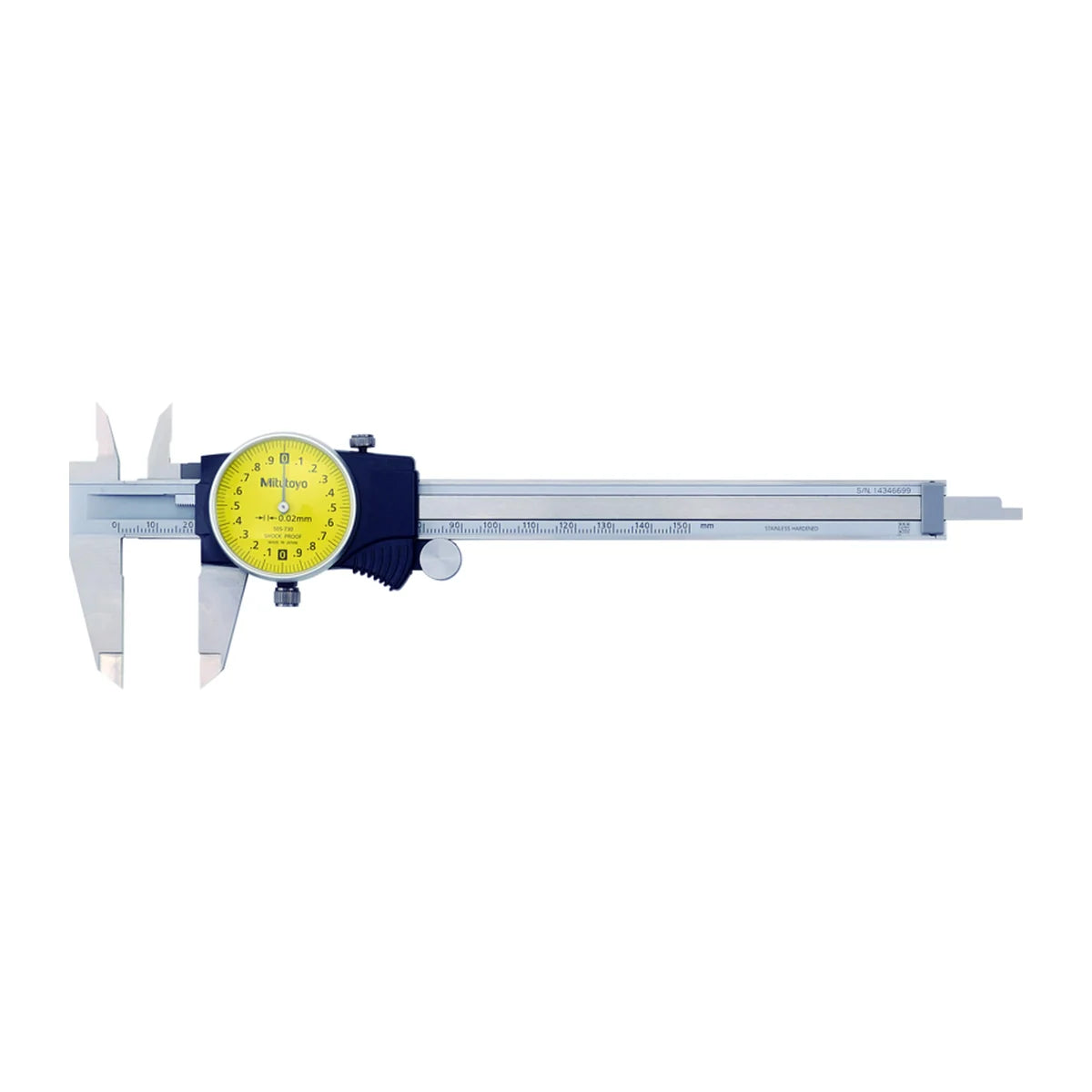 Mitutoyo Dial Caliper Series 505 0.02mm graduation 0 - 150mm