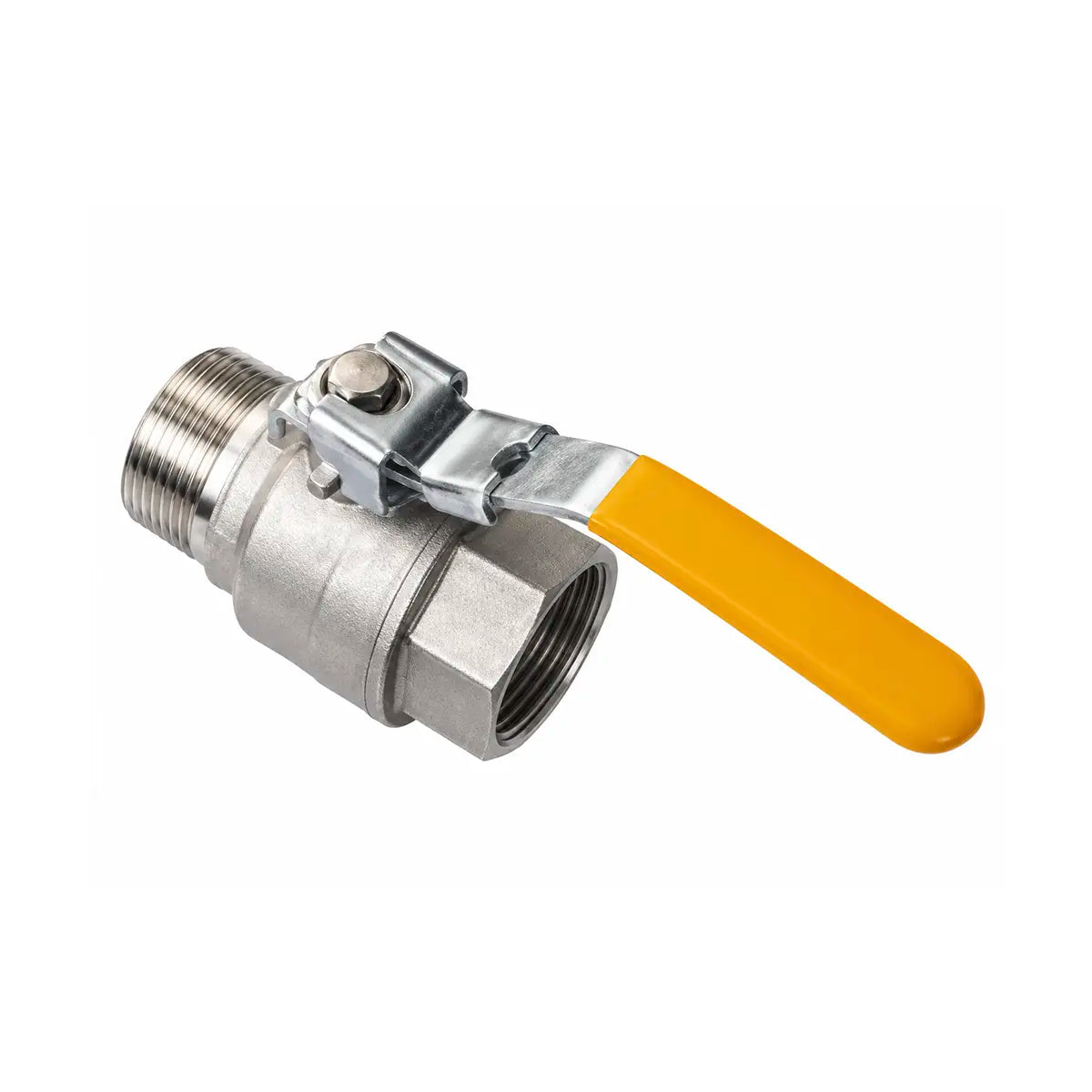 AAP 2 in Gas Brass Ball Valve, Male x Female, Lockable Lever I AIMS Industrial