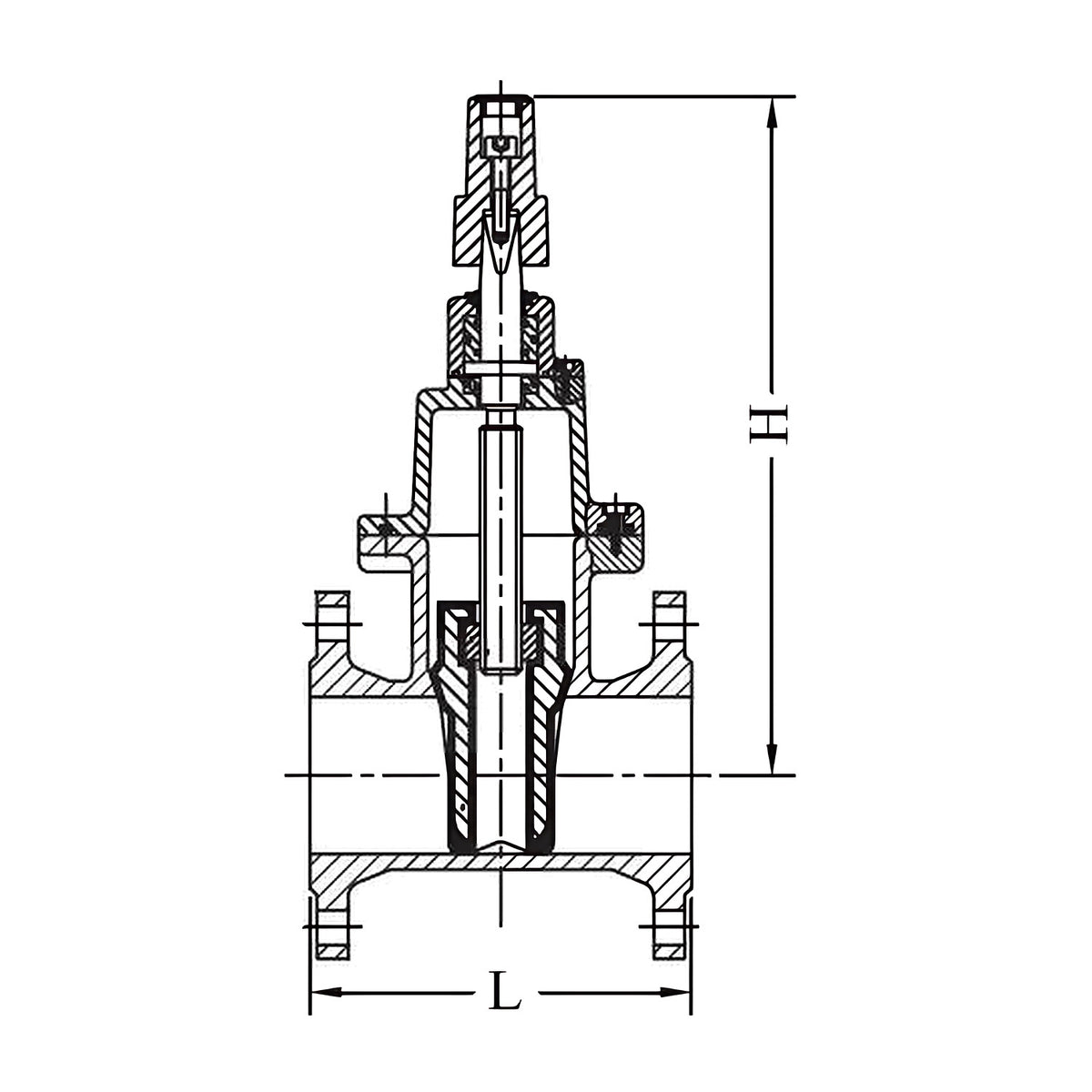 AAP Resilient Seat Gate Valve, Anticlockwise, Table E