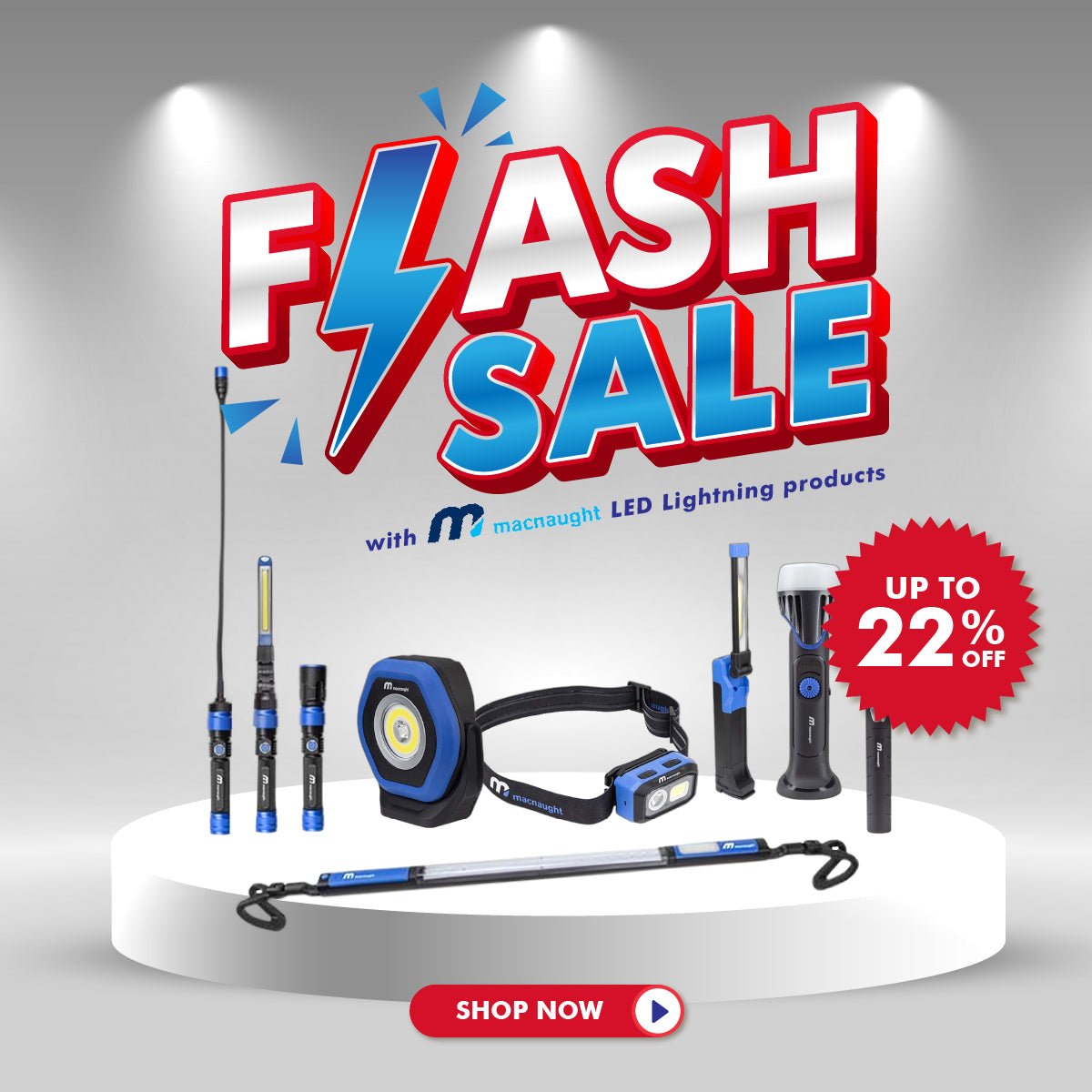 Macnaught Flash Sale LED Lightning