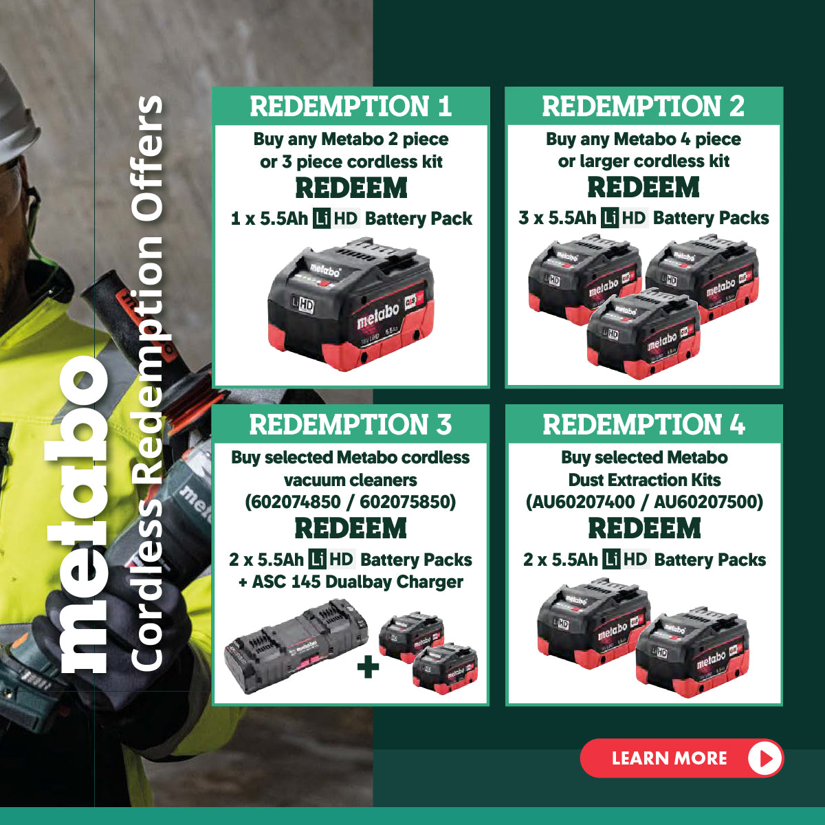 Metabo Redemption Promo