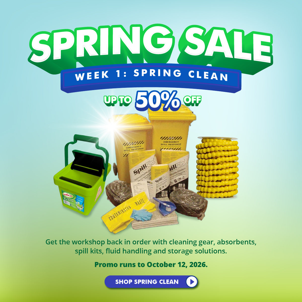 Spring Sale: Week 1 Spring Clean