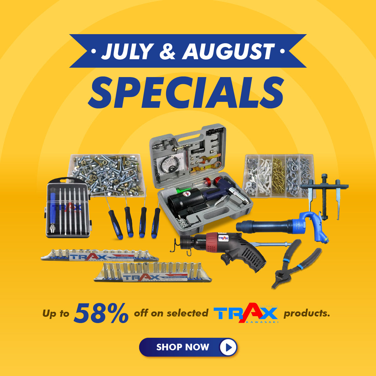 Trax July & August Specials