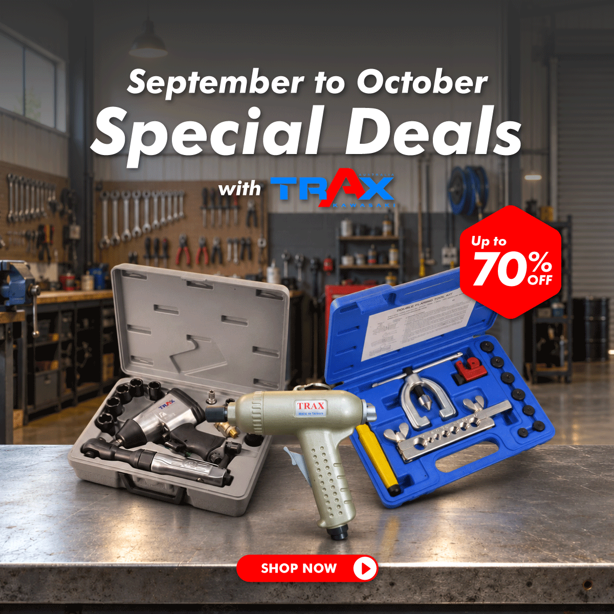 Trax September - October Sale 2026