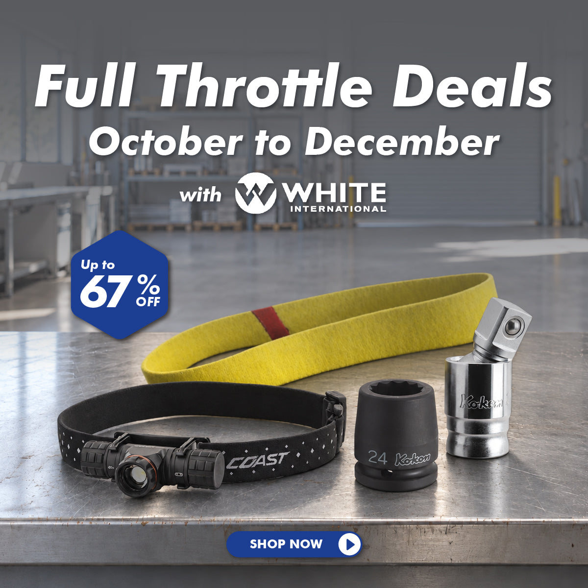 Full Throttle Deals with White International