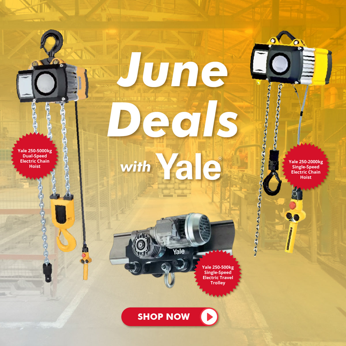 EOFY Pacific Hoists Yale Special Offer