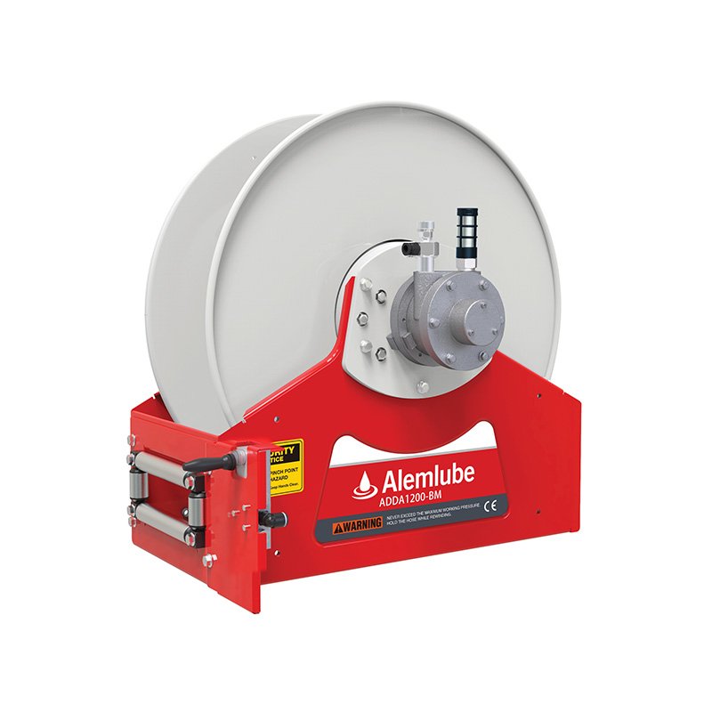 Alemlube Direct Drive Air Rewind Hose Reel 12MM x 30M